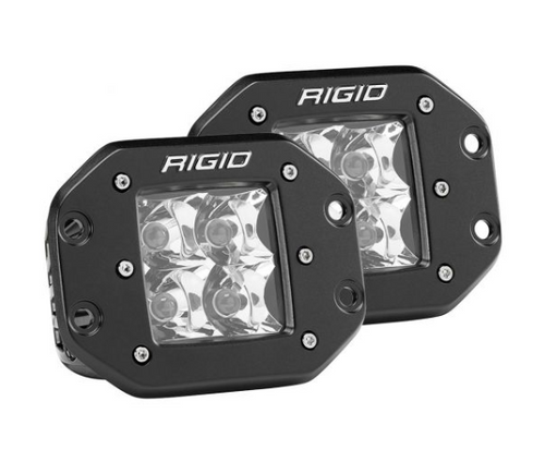 Rigid Industries 212213 D-Series Pro Spot Pair Flush Mount Black