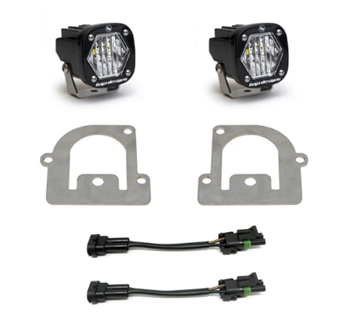 Baja Designs 447682 S1 Series W/C Fog Light Kit in Clear for Ford Bronco Sport 2021+