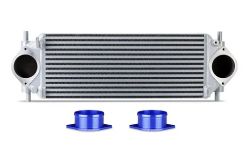 Mishimoto MMINT-BR23-21KBSL 2.3L Intercooler Kit Silver Core Black Pipes for Ford Bronco 2021+