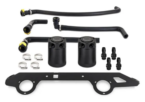 Mishimoto MMBCC-BR27-21S Baffled Oil Catch Can System for Ford Bronco 2.7L 2021-2022
