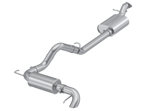 MBRP S5245304 3" Cat-Back Single High Clearance Rear Exit Touring Exhaust for Ford Bronco 2021+