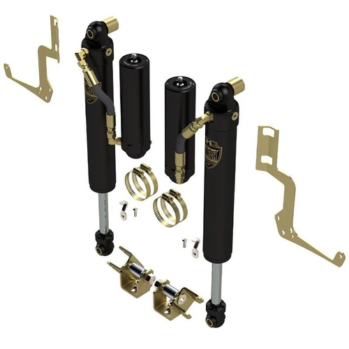 MetalCloak 1646 Front Rocksport BLACK Shocks 4.5-5.5" for Jeep Gladiator JT Mojave 2020+