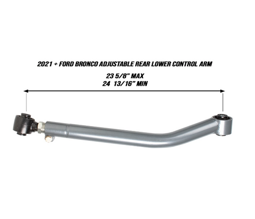Synergy 7052-01 Rear Lower Adjustable Control Arms for Ford Bronco 2021+