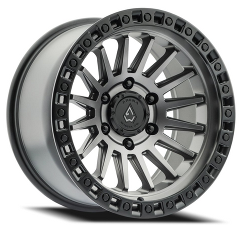 Arena Wheel Co. A101179075N01205 Mesa Wheel 17x9 in Satin Gun Metal with Satin Black Lip