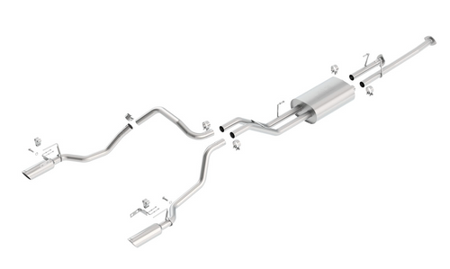 Borla 140333 Touring Cat-Back Exhaust System for 4.6L/5.7L Toyota Tundra 2009-2013