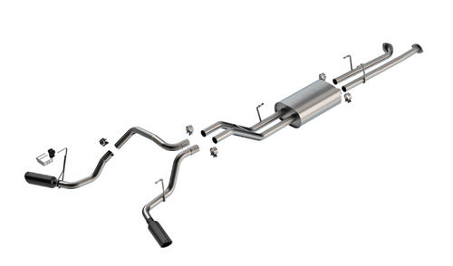 Borla 140238BC Touring Cat-Back Exhaust System for 5.7L Toyota Tundra 2007-2008 Borla 140238BC Touring Cat-Back Exhaust System for 5.7L Toyota Tundra 2007-2008