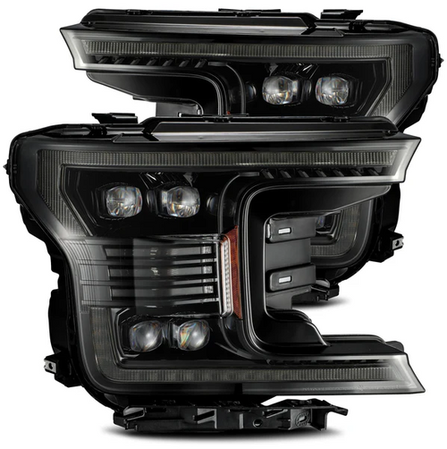 AlphaRex 880165 NOVA-Series LED Projector Headlights in Alpha Black for Ford F150 2018-2020