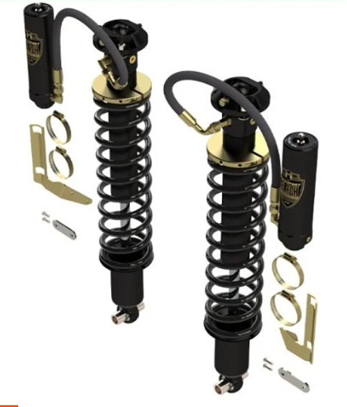 MetalCloak 1660 RockSport BLACK Adjustable Rear Reservoir Coilovers 2.5-4" for Ford Bronco 2021+ MetalCloak 1660 RockSport BLACK Adjustable Rear Reservoir Coilovers 2.5-4" for Ford Bronco 2021+