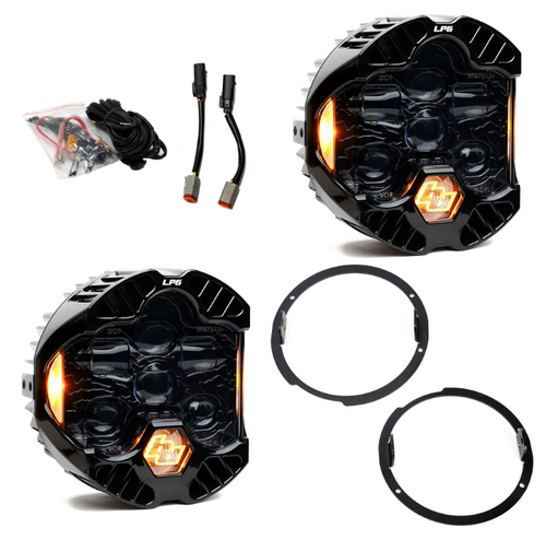 Baja Designs 44-8311 DOT LP6 LED Headlight Kit for Jeep Wrangler JK 2007-2018