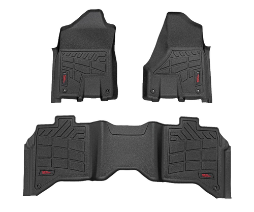 Rough Country SM31430 Sure-Fit Floor Mats for Ram 2500/3500 2019+