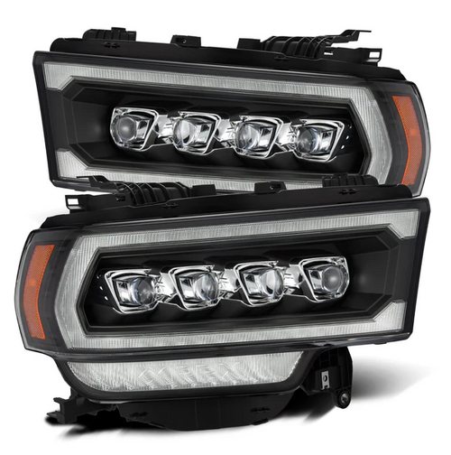 Alpharex 880553 19-24 Ram 2500/3500/4500/5500 NOVA-Series LED Projector Headlights Black