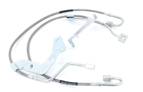 Rough Country 89709 Brake Lines Stainless | Front | Ford F-250/F-350 Super Duty 4WD (2017+)