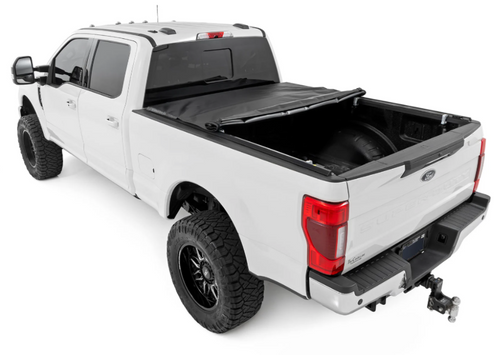 Rough Country 42517650 Soft Roll Up Bed Cover 6'10" Bed Ford F-250/F-350 2017+