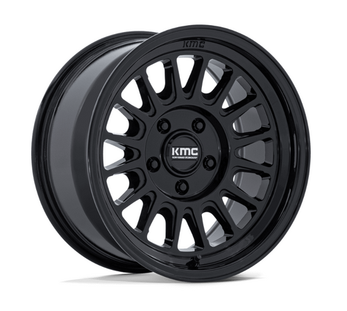 KMC Wheels KM733BX Impact FFT Wheel 17x8.5 in Gloss Black