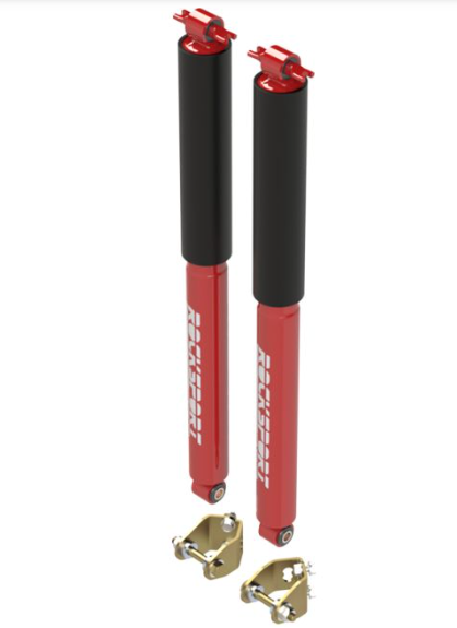 MetalCloak 1019 RockSport Red Long(er) Travel Rear Shock Pair for Jeep Wrangler JK 2007-2018