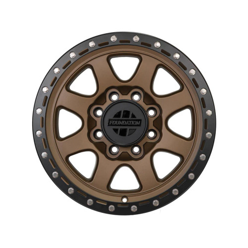 Foundation Wheels 395 HD GMC/Chevy 8 Lug Specific Wheel in Bronze