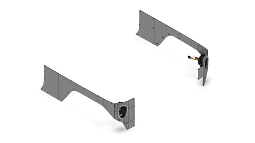 Motobilt MB1138 Corner Armor 10" Stretch with Tail Light System for Jeep Wrangler JK 2 Door 2007-2018