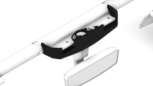 Motobilt MB8021 Mirror Bracket Cover for Roll Cage Kit for Jeep Wrangler JLU  & Gladiator JT 2020+