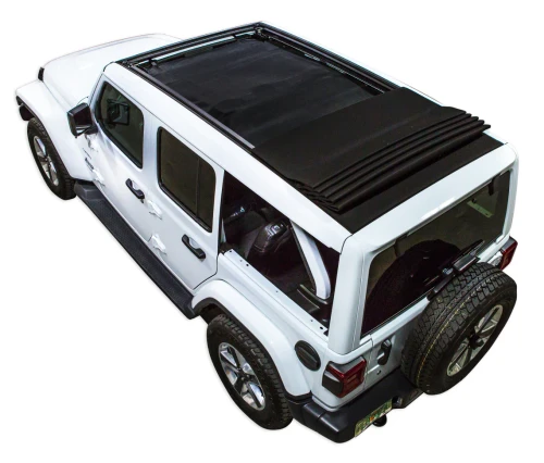 Spiderwebshade SWS-SHDTOP-01-JL4D-PWT Sun Shade for Jeep Wrangler JL 4 Door Sky One Touch 2018+