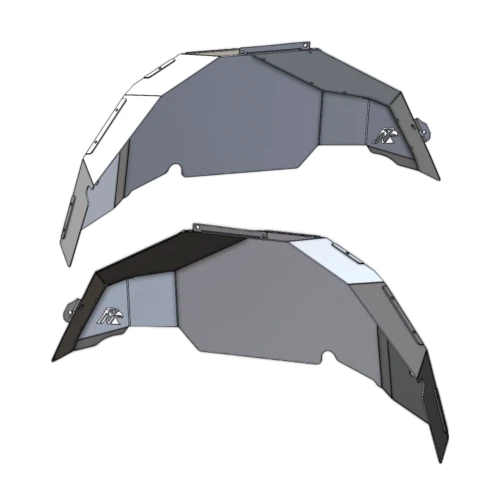 Next Venture Motorsports NV-JL-00175 Aluminum Rear Inner Fenders for Jeep Wrangler JL 2018+