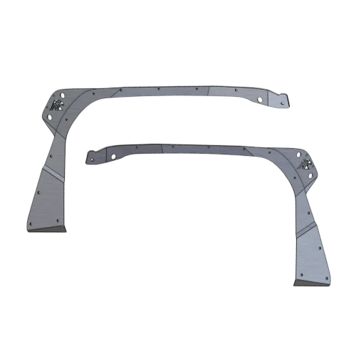 Next Venture Motorsports NV-JLT-00160-AL Aluminum Front Fender Deletes for Jeep Wrangler JL & Gladiator JT 2018+