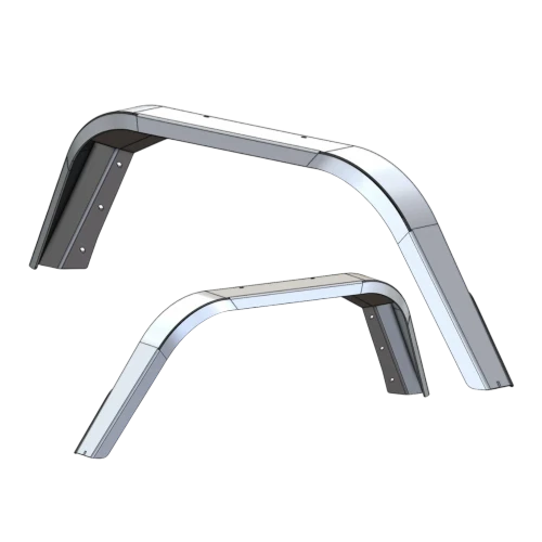 Next Venture Motorsports NV-JT-00085 Aluminum High Line Rear Fenders for Jeep Gladiator JT 2020+