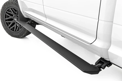 Rough Country PSR9010 Power Running Boards for Ram 2500/3500 Crew Cab 2011+
