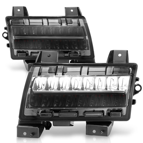 Anzo USA 511085 JEEP WRANGLER 18+ FULL LED FENDER LIGHTS CHROME W/ SEQUENTIAL SIGNAL (FOR SPORT, SPORT S MODEL HALOGEN FENDER LIGHTS)