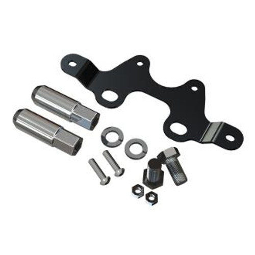 TeraFlex License Plate Mount Kit without Lug Mounting Studs for HD Hinged Tire Carrier for Wrangler JK