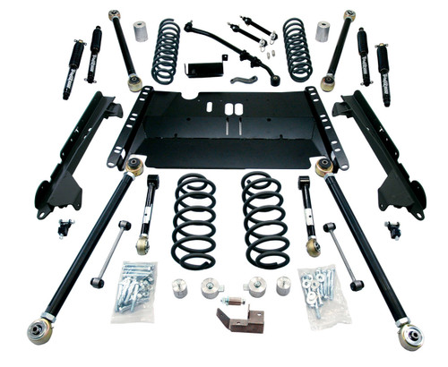 TeraFlex 1249472 4" Enduro LCG Lift Kit with 9550 Shocks for Jeep Wrangler TJ 1997-2006