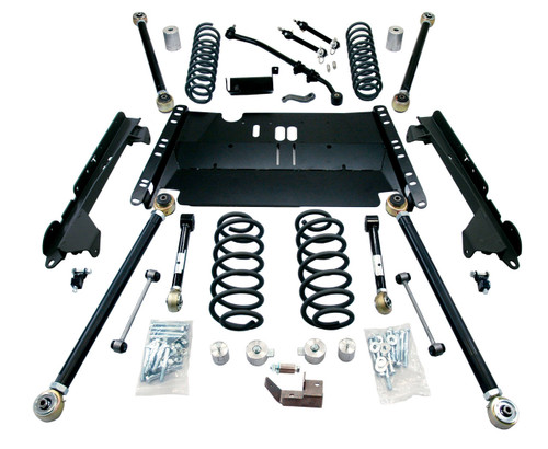 TeraFlex 1449482 4" Unlimited Enduro LCG Long FlexArm Kit for Jeep Wrangler LJ 2003-2006