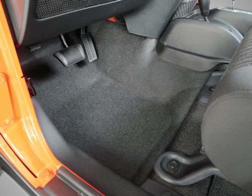 Front Driver FootWell with BedTred Installed on Jeep JK 2 Door