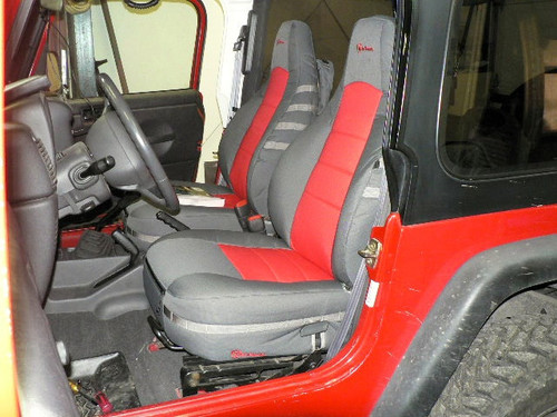 Bartact Mil-Spec Front Seat Cover Pair for Jeep Wrangler TJ