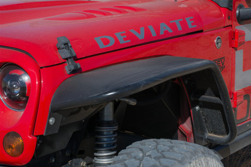 DV8 Offroad Front Flat Tube Fenders for Jeep JK