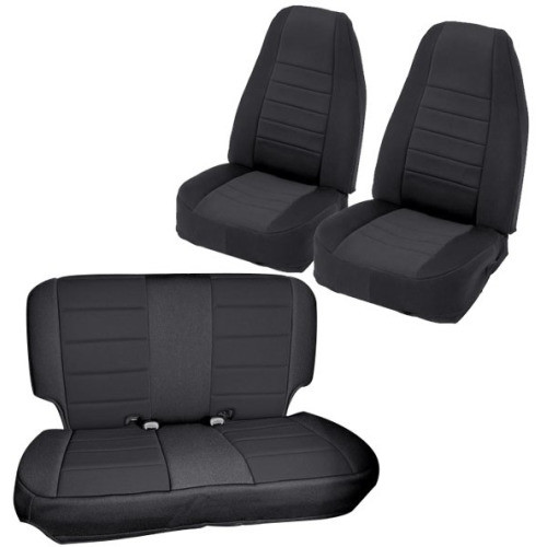 SMittybilt 471401 Front Neoprene Seat Covers with Free Rear JK 2 Door