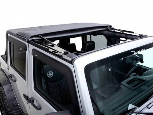 Rampage Products TrailView Frameless Soft Top for Jeep JK 4 Door