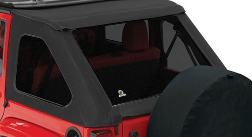 Bestop 58423-17 Replacement Tinted Window Kit for Twill TrekTop for Jeep Wrangler JK 4 Door 2007-2016