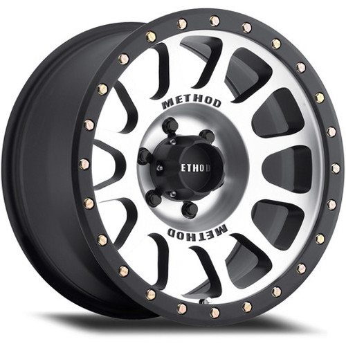 Method Race Wheel MR305 NV Wheel Machined with Matte Black Lip 17x8.5
