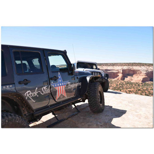 Rock Slide Engineering Gen III Step Sliders | 4 Door (Wrangler JK 2007-2018)