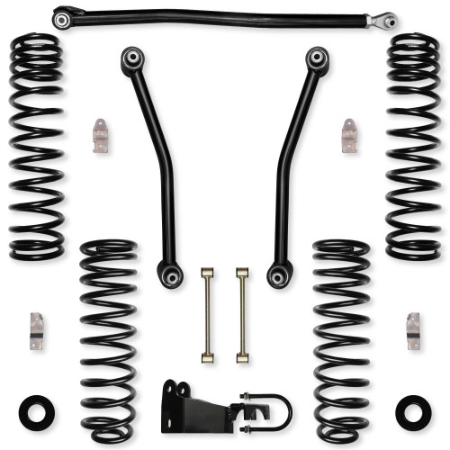 Rock Krawler JK35AS1-2 3.5" Adventure Series 1 System for Jeep Wrangler JK 2 Door 2007-2018