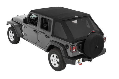 Bestop 56863 TrekTop Slantback Soft Top for Jeep Wrangler JL 4 Door 2018+