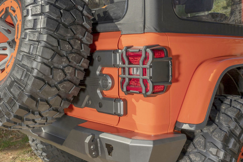 Rugged Ridge 11226.12 Elite Tail Light Guards for Factory LED for Jeep Wrangler JL 2018+