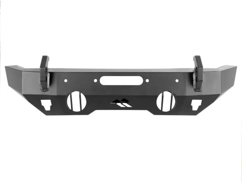 Rugged Ridge 11540.32 HD Stubby Front Bumper for Jeep Wrangler JK, JL & Gladiator JT 2007+
