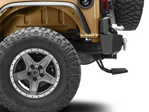 AMP Research 75321-01A Bedstep Retractable Bumper Step for Jeep Wrangler JL 2018+