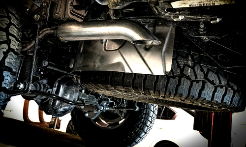 MBRP S5537AL Installer Series Aluminized Single Rear Exhaust for Jeep Gladiator JT 2020+