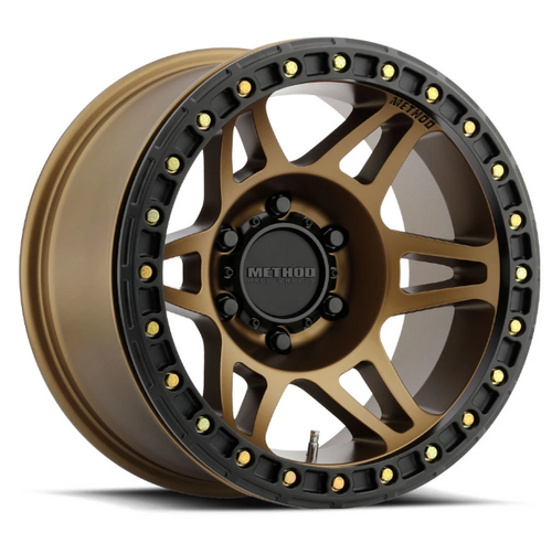 Method Race Wheel MR10679050944B 106 Beadlock in Bronze 17x9 5x5 -44mm/3.5"