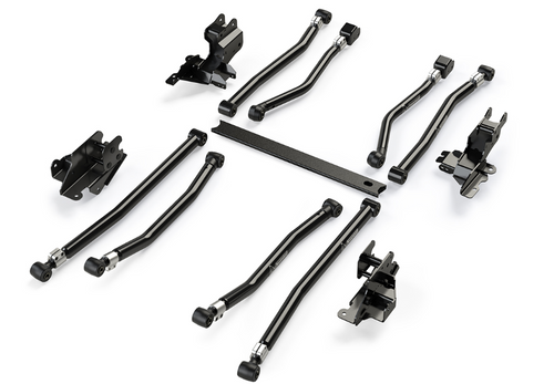 TeraFlex 1316012 Alpine Adjustable Long Arm & Bracket Kit 3-6" Lift for Jeep Wrangler JL 2 Door 2018+