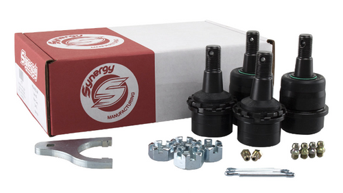 Synergy 4127KN HD Adjustable Ball Joint Kit with Knurling for Jeep Wrangler JK & Grand Cherokee WJ
