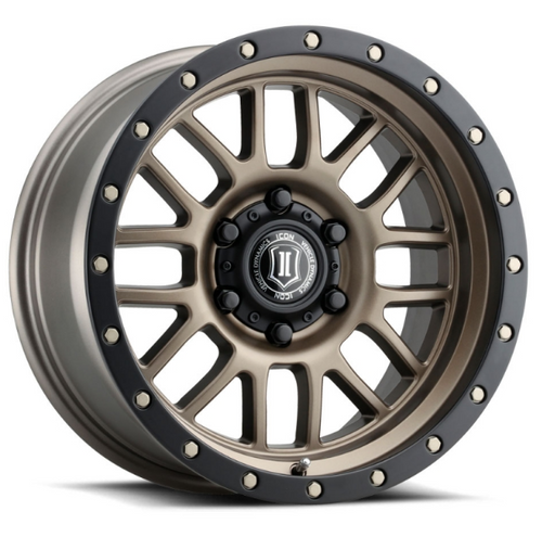 ICON Vehicle Dynamics 1217857347BR Alpha Wheel 17x8.5 in Bronze ICON Vehicle Dynamics 1217857347BR Alpha Wheel 17x8.5 in Bronze