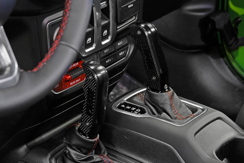 B&M Racing 81103 Magnum Grip Automatic Transmission & Transfer Case Shift Knob Set for Jeep Wrangler JL & Gladiator JT 2018+